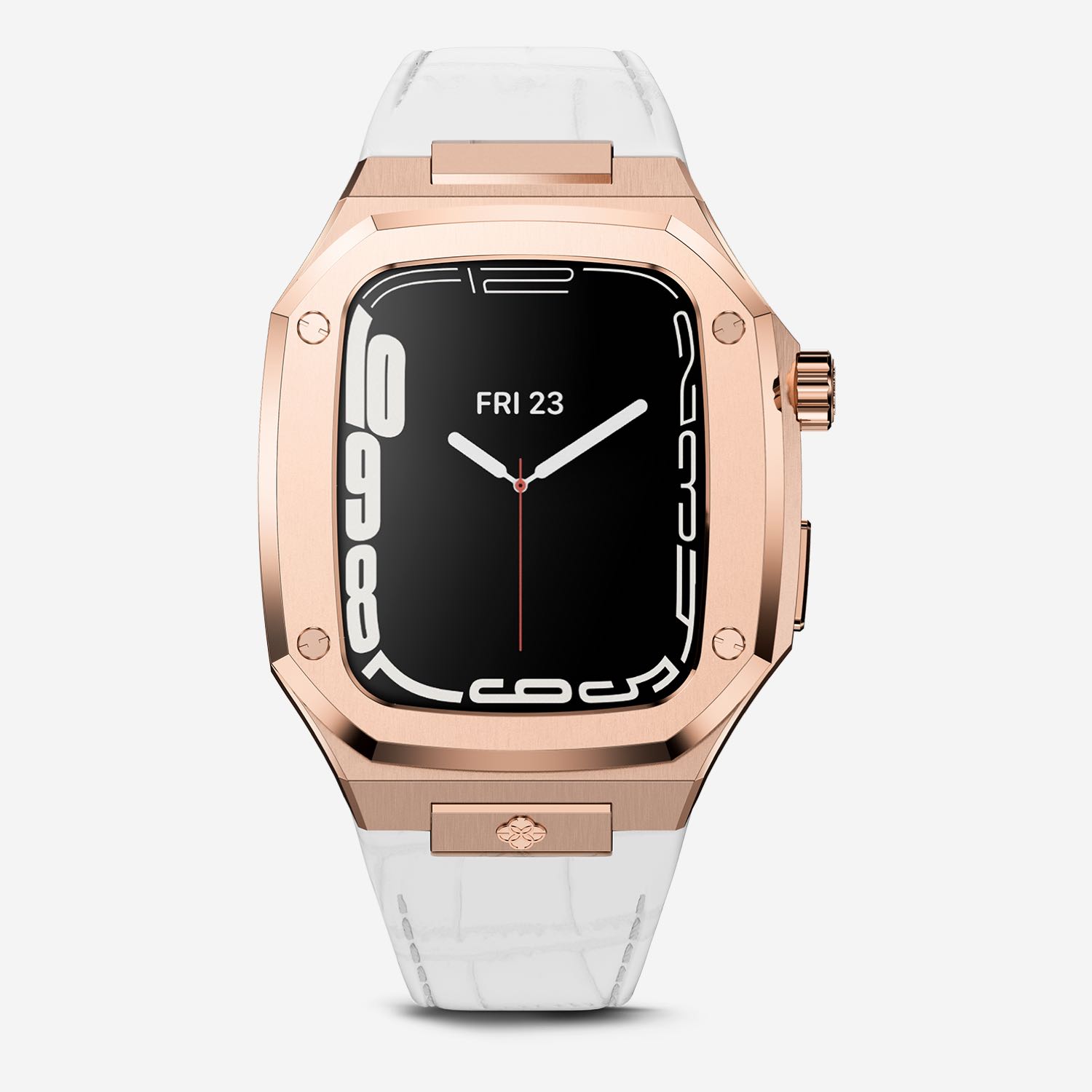 Golden Concept Apple Watch 7/8 - 41 MM Rose Gold/White