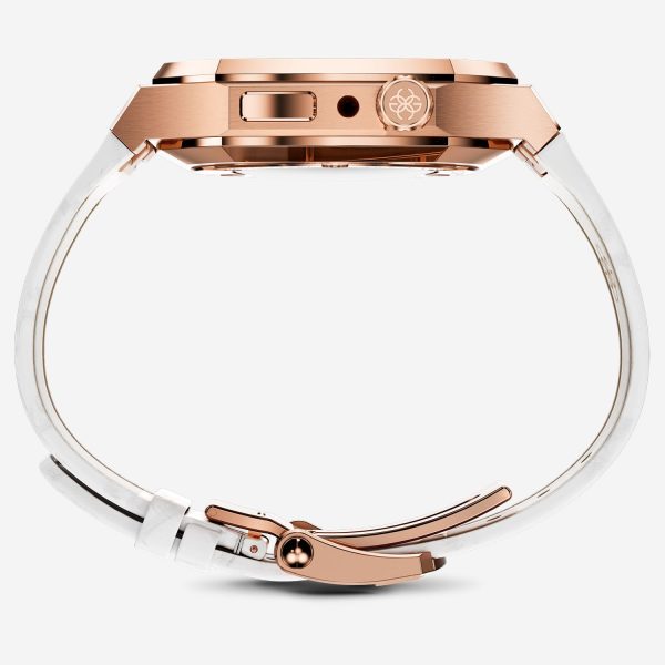 Golden Concept Apple Watch 7/8 - 41 MM Rose Gold/White