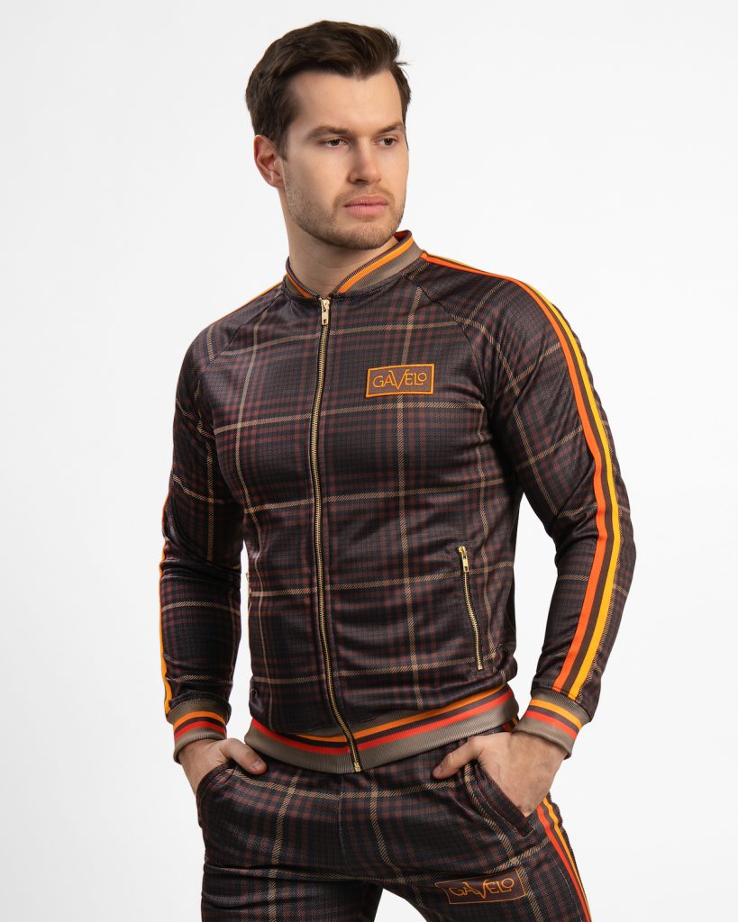 Track Jacket Brixton Brown